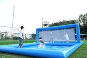 Inflatable Volleyball Net Outdoor Backyard Beach Games, 33FT Giant Kids Outdoor Games for Adults Family, Durable PVC Water Inflatable Volleyball Count