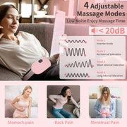 Menstrual Heating Pad Smart Warm Belt Relief Waist Pain Cramps Vibrating Abdominal Massager Electric Waist Belt Device 6