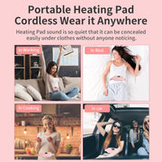 Menstrual Heating Pad Smart Warm Belt Relief Waist Pain Cramps Vibrating Abdominal Massager Electric Waist Belt Device 7