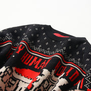 Christmas sweater couple loose jacquard sweater