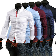 New Men's Long-sleeved Shirts For Men 5