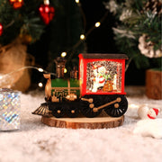 Christmas Gift Train Decoration Small Night Lamp