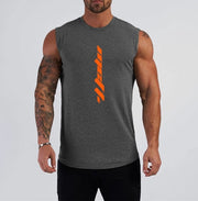 Gym Sleeveless Shirt Cotton Tank Top for Men Sportswear Vest 5