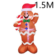 Christmas LED Lights Glowing Santa Tree Snowman Inflatable Doll Outdoor Yard Garden Decoration