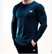 New Long Sleeve T Shirt Sport Men Gym Shirt Quick Dry Gym Fitness Training Running T Shirt Men Workout T-Shirt Bodybuilding Tops 4