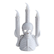 Halloween Skull Candlestick Lamp LED Electronic Candle Light