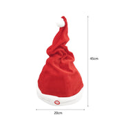 Swing Electric Christmas Hat Festival Plush Toys Hat Children's Gift Battery Music Christmas Hat Factory Wholesale