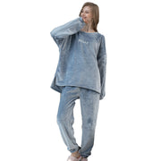 Pajamas Sets Winter Home Clothes For Women Men Sleepwear Couple 7