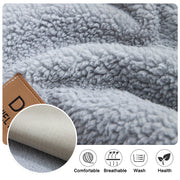 Modern Solid Color Winter Lamb Wool Sofa Towel Thicken Plush Soft And Smooth Sofa Covers For Living Room Anti-slip Couch Cover 1