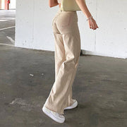 Spice Girl Style High Waist Slim Jeans Bell Bottoms 5