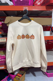 Halloween Evil Pumpkin Head Sweater Funny Printed Fashion Party Hoodie