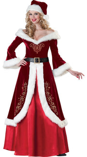 Christmas Queen Princess Santa Claus Dress