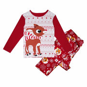 Outfits Christmas Family Matching Pajamas Men Women's Kids Baby Sleepwear Cute Fox Pattern Infant Romper Family Clothes Set