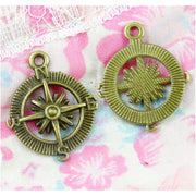 Home Fashion Vintage Compass DIY Jewelry Pendants 5