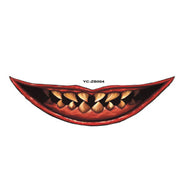 New Product Halloween Mouth Tattoo Sticker Scary Lip DIY Decoration