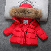 Boys and girls baby down jacket