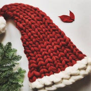 Christmas Plush Hat With Pompom Cute Winter Hat For Women Men Child