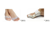 Silicone Gel Toe Separator Feet Care Tools Splint Straightener Corrector Hallux Valgus Massager 10