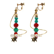 Star Earrings Stud Earrings Christmas Tree Women