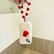 Red Christmas Hat Phone Case Bracelet