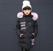 Girls' cotton-padded jackets