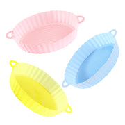 Air Fryer Tray Silicone Kitchen Supplies Air Fryer Silicone Pot Grill Pan Accessories Disposable Paper Liner