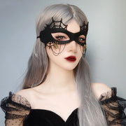 Halloween Makeup Witch Spider Web Mask