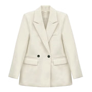 Double-faced Cashmere Coat Cocoon-shaped Hepburn Style Small Woolen Blazer Women's Short