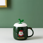 Fashion Christmas Mug Elk Christmas Snowman Cute Cartoon Mug Ceramic Mug