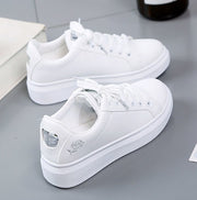 White Women Rose Shoes 7