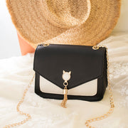 Small Crossbody Bags For Women Cat Lock Chain Messenger Bags