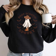 Boot Scootin' Spooky Sweatshirt Halloween Hoodie Cowboy Ghost