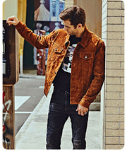 Leather Biker Jacket For Men American