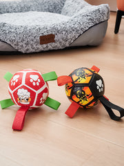 Dog Soccer Balls Toy Christmas Gift For Pets Puppy Birthday Toy Interactive Toys For Tug Of War Water Toys