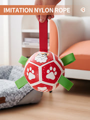 Dog Soccer Balls Toy Christmas Gift For Pets Puppy Birthday Toy Interactive Toys For Tug Of War Water Toys