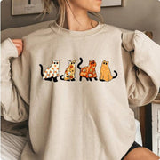 Halloween Evil Pumpkin Head Sweater Funny Printed Fashion Party Hoodie