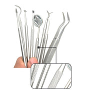 10 Piece Set Of Stainless Steel Tools For Dental Care And Cleaning 4