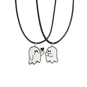 Halloween Cute Love Ghost Necklace Couple Pendant Necklace Men Women Accessories