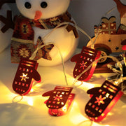 Christmas LED Light String Santa Claus Elk Snowman Xmas Ornament String Light Christmas Decorations