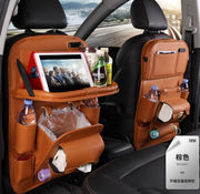 Pad-Bag Organizer Tray Car-Seat Car-Trash-Can Auto-Accessories Foldable Table Travel 7