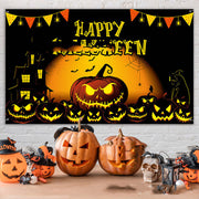 New Halloween Background Cloth Banner Banner Couplet