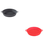 Air Fryer Tray Silicone Kitchen Supplies Air Fryer Silicone Pot Grill Pan Accessories Disposable Paper Liner