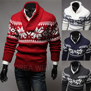 Simple Casual Fashion Sweater Christmas Men's All-match Trend