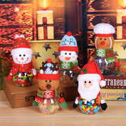 Christmas Gift Bags Candy Jar Storage Bottle Santa Bag Sweet Christmas Candy Bag Boxes Child Kids Gifts New Year