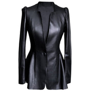 Short Coat Women's Leather Jacket