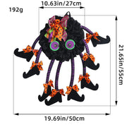 Creative Halloween Multi-legged Spider Door Hanging Wreath Party Decorations