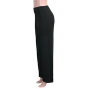 Solid Color Casual Pants Slim, High-waisted Bell Bottoms 3