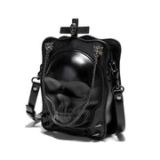 Halloween Skull Shoulder Bag Dark Gothic Crossbody Bags Women Mini Personality Square Messenger Bag