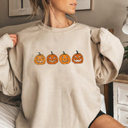 Halloween Evil Pumpkin Head Sweater Funny Printed Fashion Party Hoodie