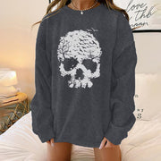 Halloween Creative Theme Print Loose Sweater